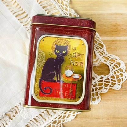 Le Chat Noir Tea Tin by Plum Deluxe Tea