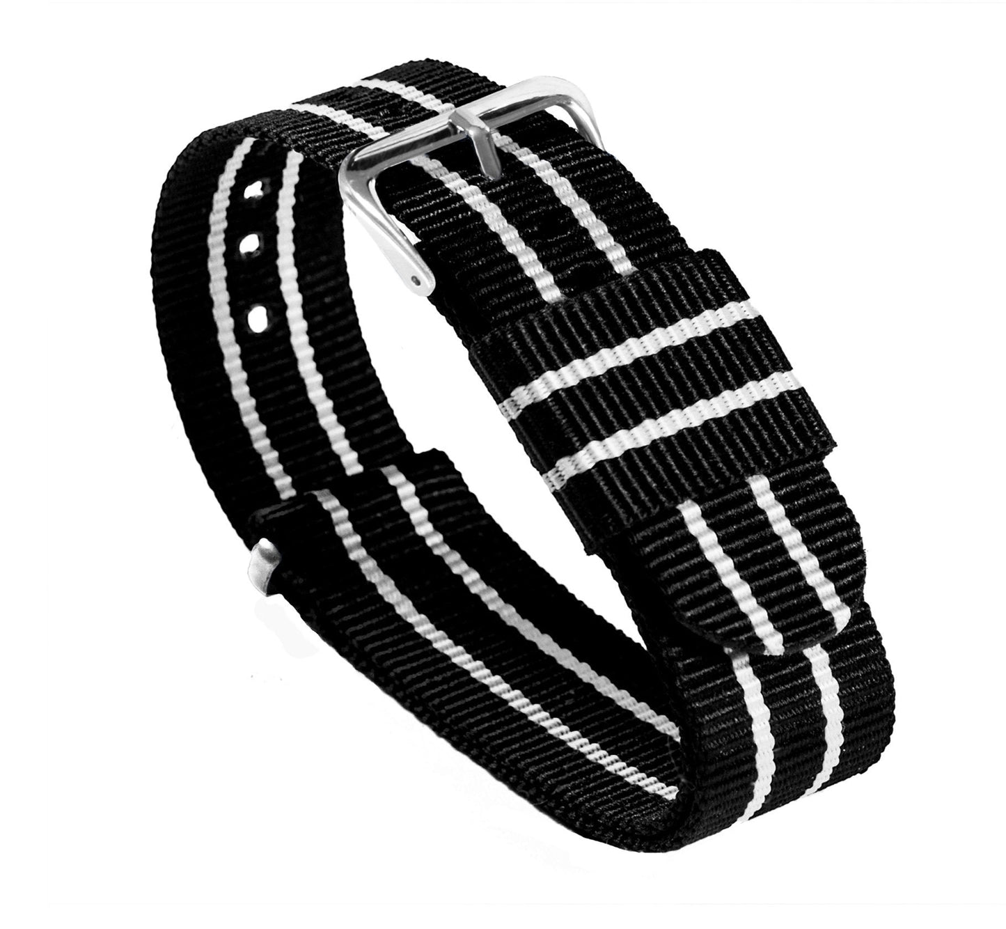 Black & Ivory | Nylon NATO® Style by Barton Watch Bands