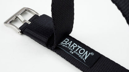 Black | Elite Nylon NATO® Style by Barton Watch Bands