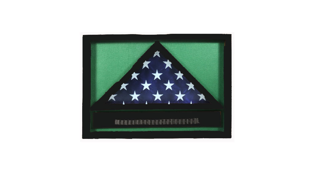 Police/Fire Retirement shadow box by The Military Gift Store