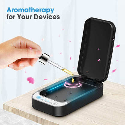 SaniCharge 3 in 1 Sanitize And Charge Your Cellphone Also Enjoy Aromatherapy by VistaShops