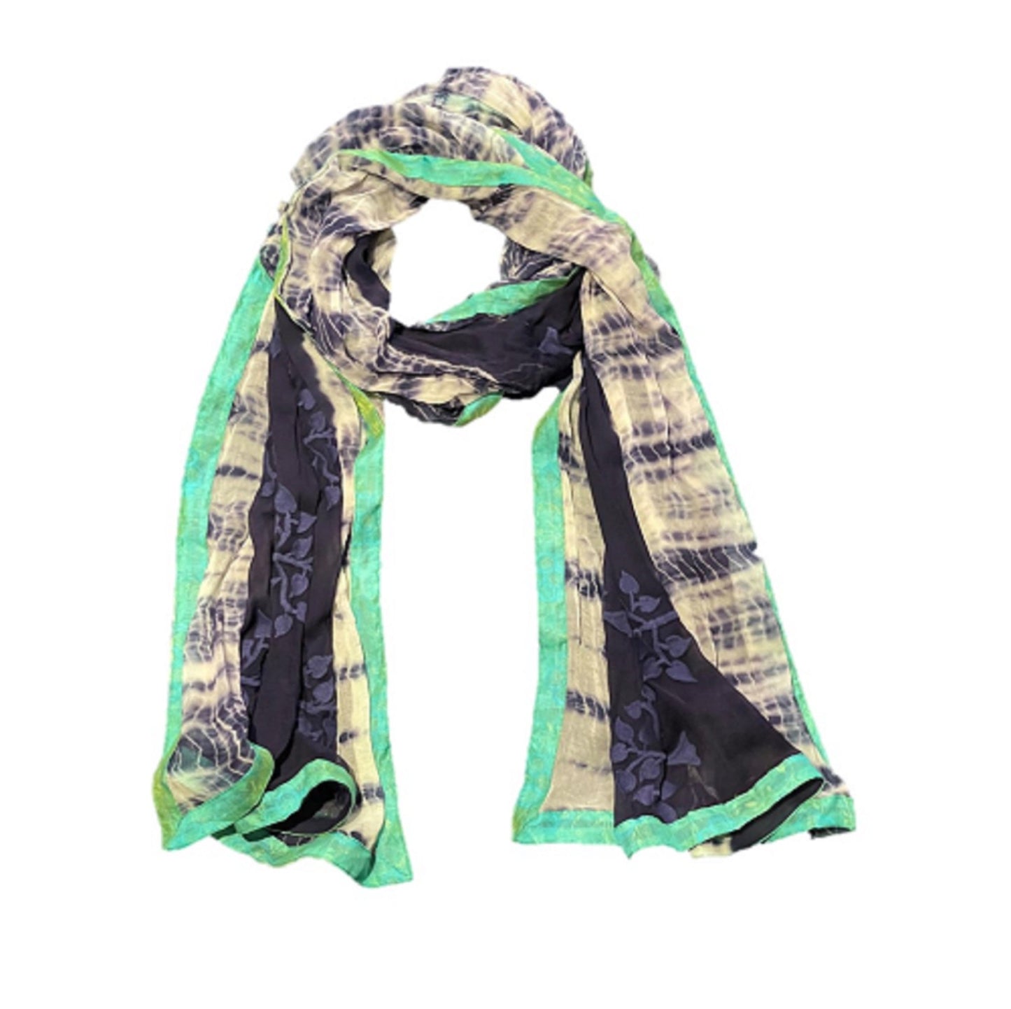 One of a Kind Pure Silk Chiffon Scarves - Limited edition by OMSutra