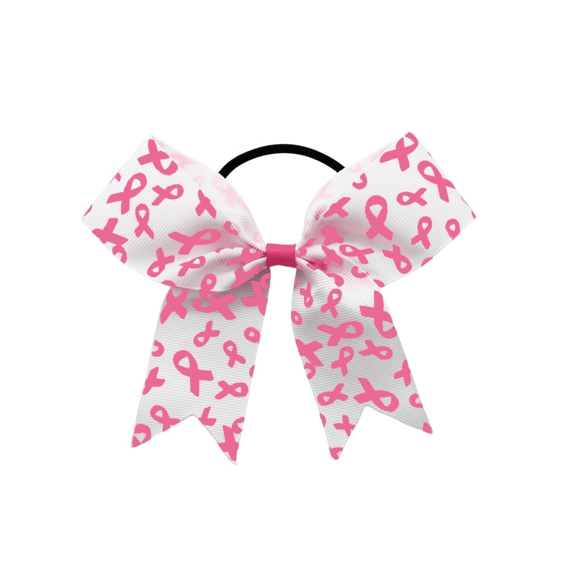 25 Breast Cancer Pink Ribbon Hair Bows by Fundraising For A Cause