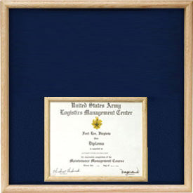 Air Force certificate at bottom Display case. by The Military Gift Store