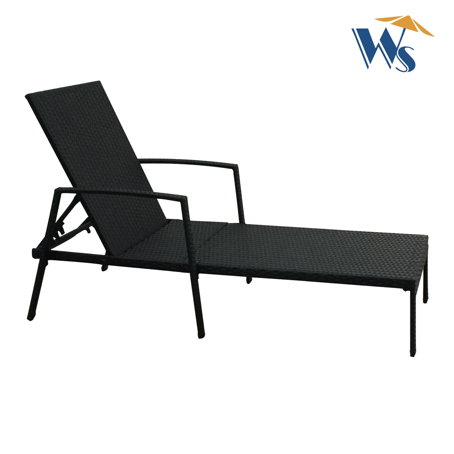 Outdoor Patio Lounge Chairs Rattan Wicker Patio Chaise Lounges Chair Gray