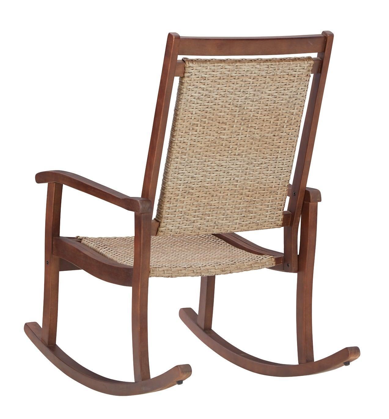 Ashley Emani Brown/Natural Casual Rocking Chair P168-827