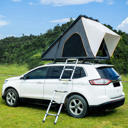 Trustmade Triangle Aluminium Black Hard Shell Grey Rooftop Tent Scout Series