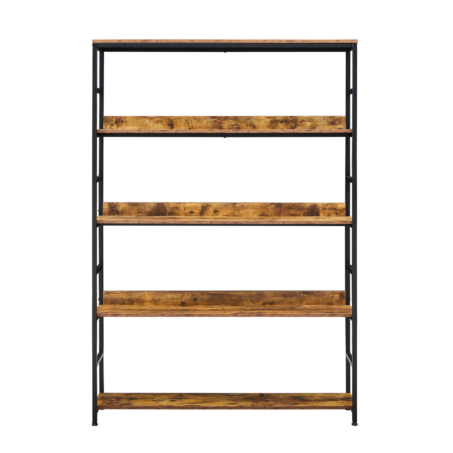 [VIDEO] 5-Tier Home Office Bookcase Open Bookshelf Storage Large 5 Shelf Bookshelf Furniture with Metal Frame, Brown