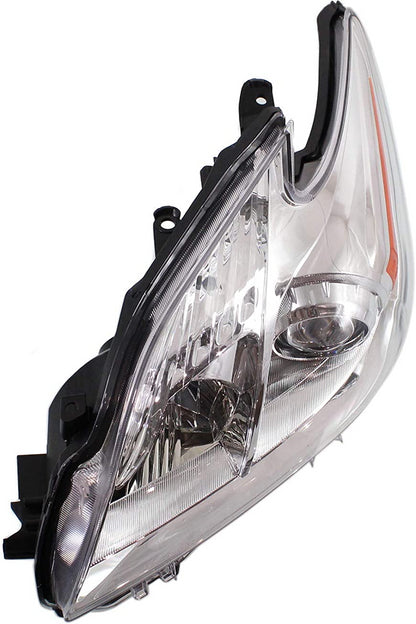 LEAVAN Headlight Headlamp LH & RH Pair Driver & Passenger Set Halogen for 2012-2015 Toyota Prius