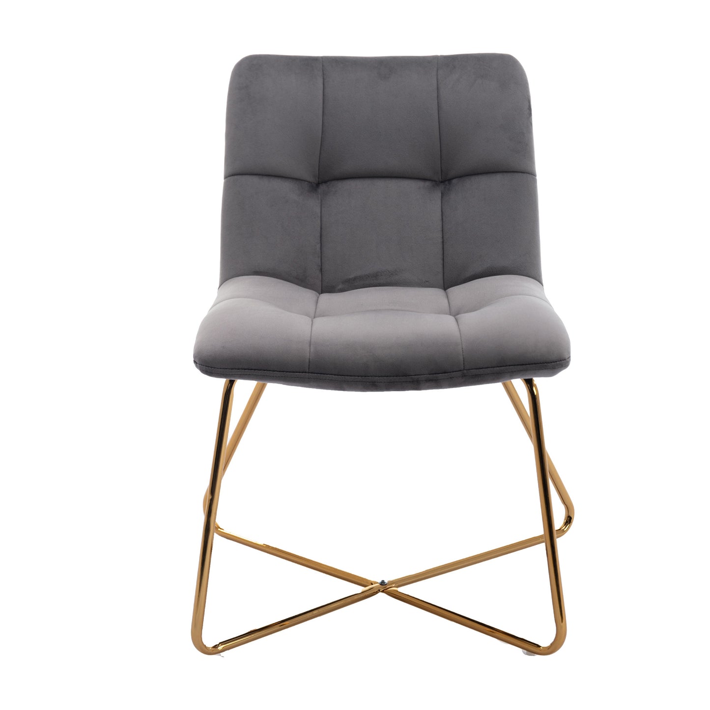 HengMing Velvet Accent Chair Retro Leisure Lounge Chair Mid Century Modern Chair Vanity Chair for Living Room Bedroom with Gold Metal Legs Salmon gray 1 PCS