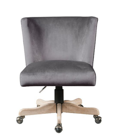 ACME Cliasca Office Chair, Gray Velvet 93073