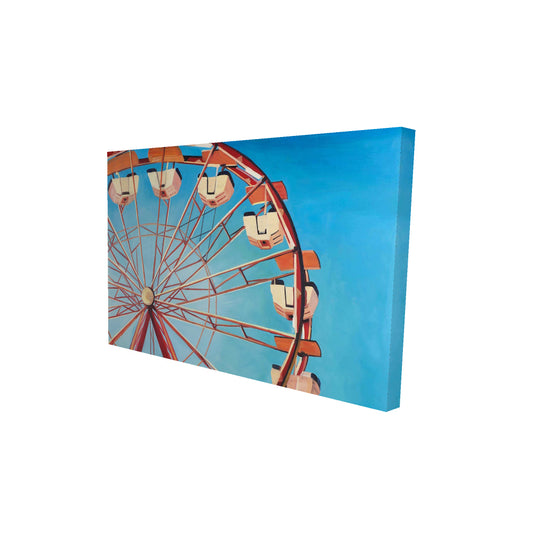 Ferris wheel by a beautiful day - 20x30 Print on canvas