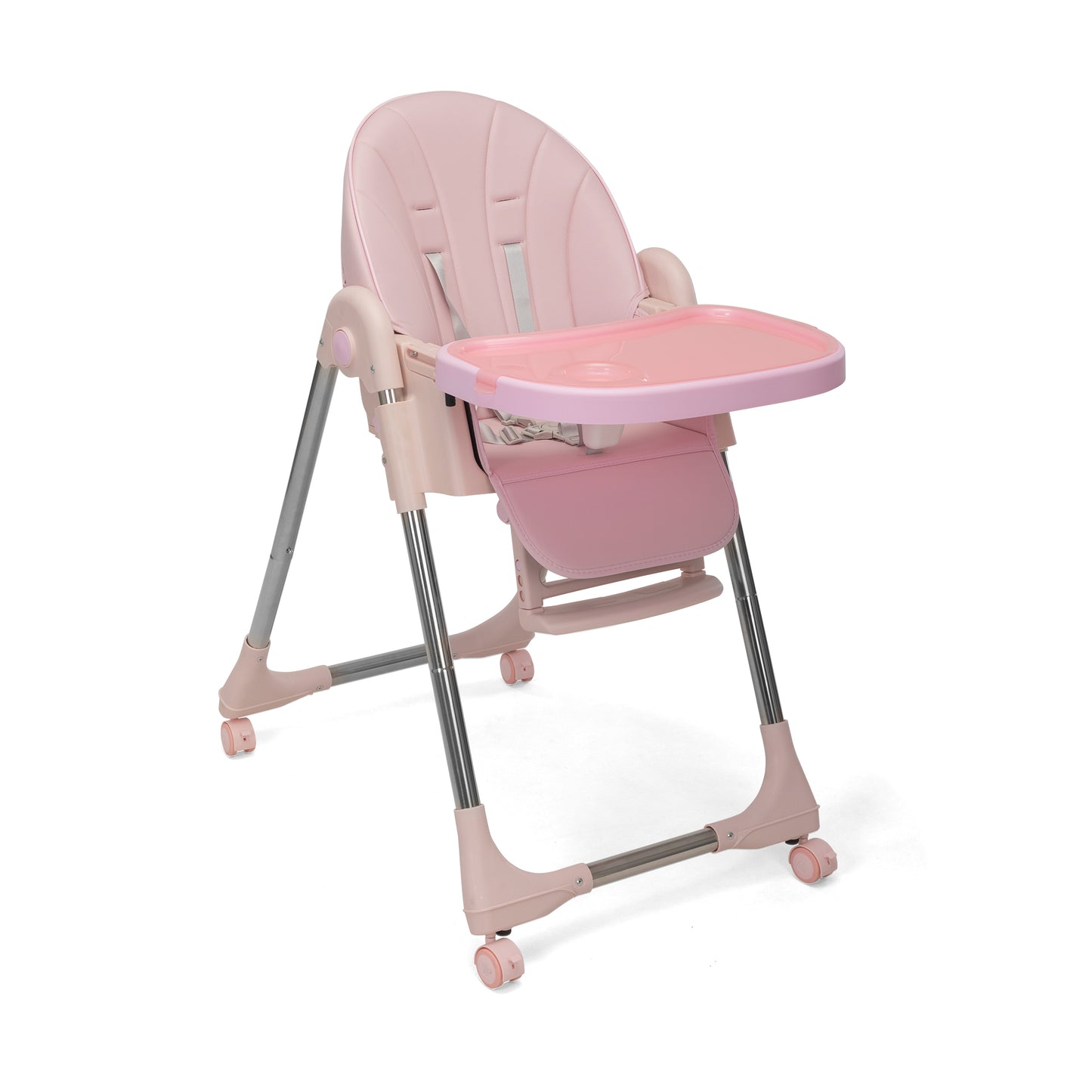 Multipurpose Adjustable Highchair for Baby Toddler Dinning Table with Feeding Tray and 3-Point Safety Buckle