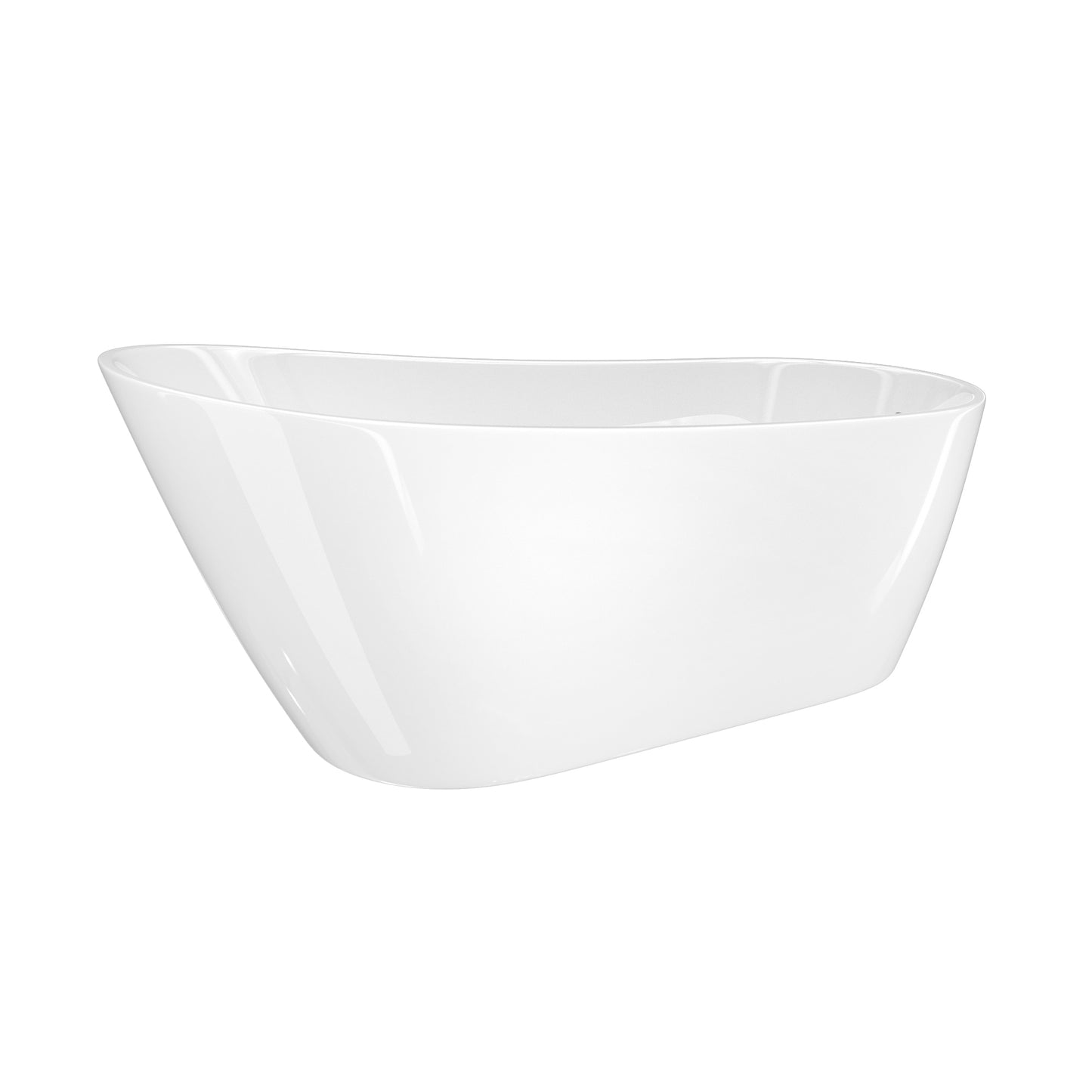 Acrylic Freestanding Soaking Bathtub-55‘’-white