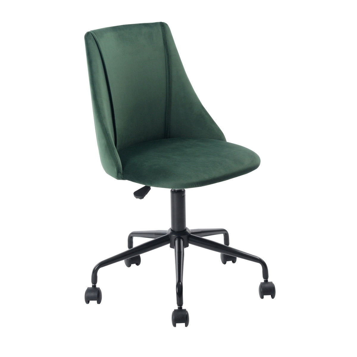 Velvet Upholstered Task Chair/ Home Office Chair - Green