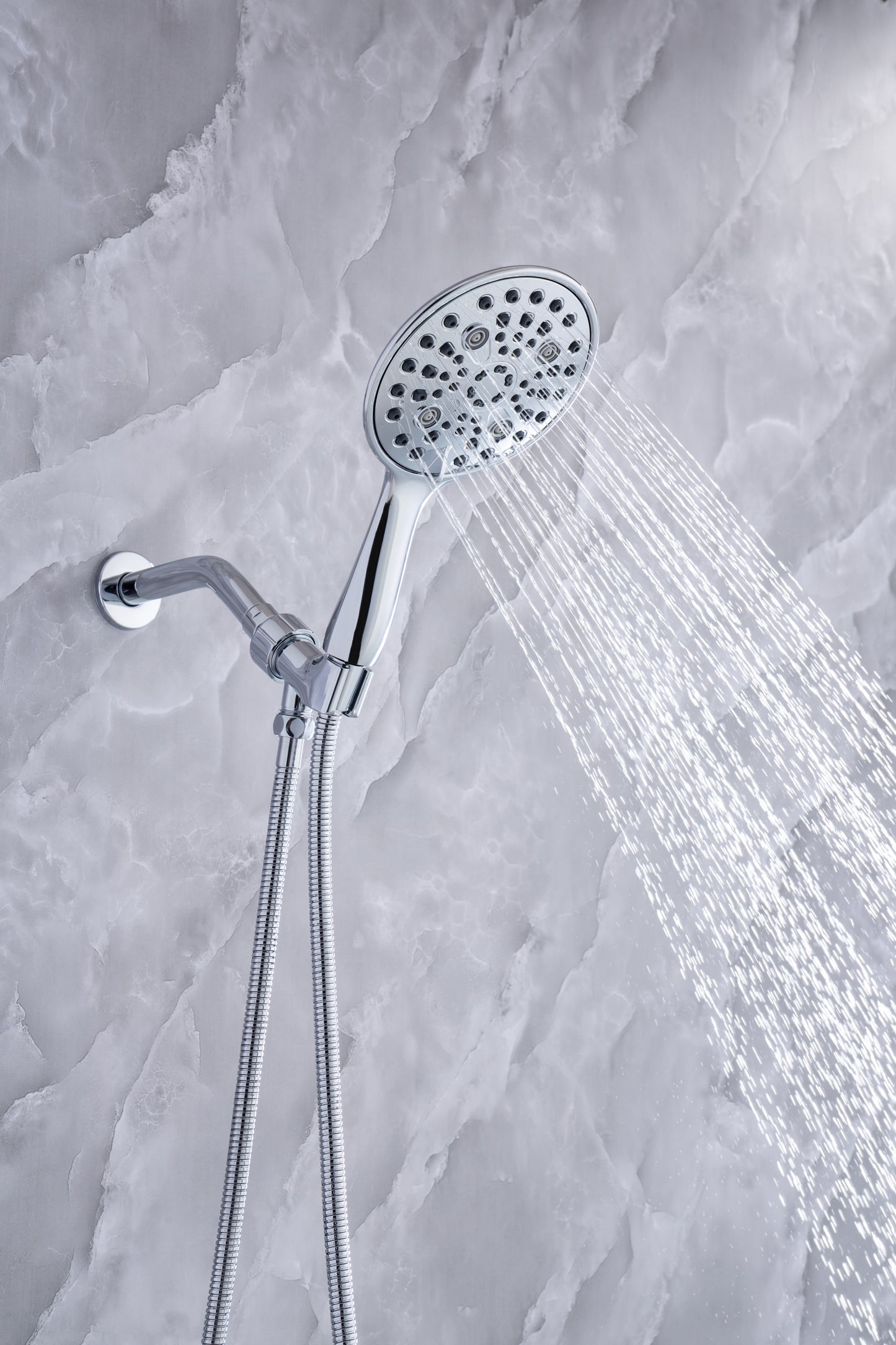 6 In. Detachable Handheld Shower Head Shower Faucet Shower System