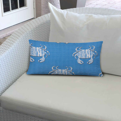 CRABBY Indoor/Outdoor Soft Royal Pillow, Envelope Cover Only, 16x26