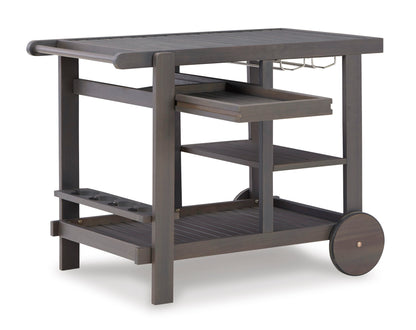 Ashley Kailani Gray Casual Serving Cart P030-661