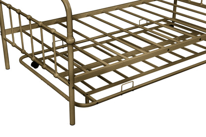 Metal Frame Daybed with trundle