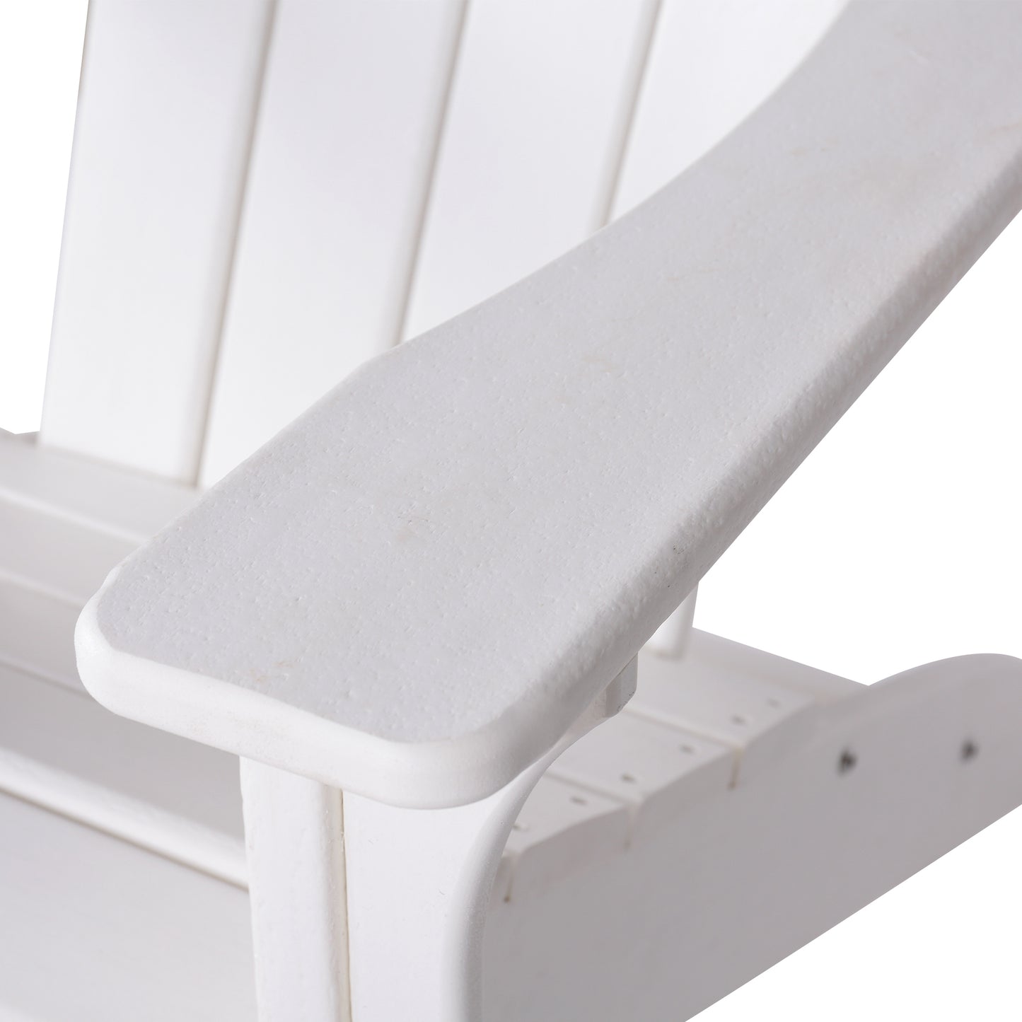 HDPE Adirondack Chair Sunlight Resistant no-Fading Snowstorm Resistant Outdoor Chair Patio Adirondack Chairs Ergonomic Comfort Widely Used for Fire Pits Decks Gardens,Campfire Chairs - White