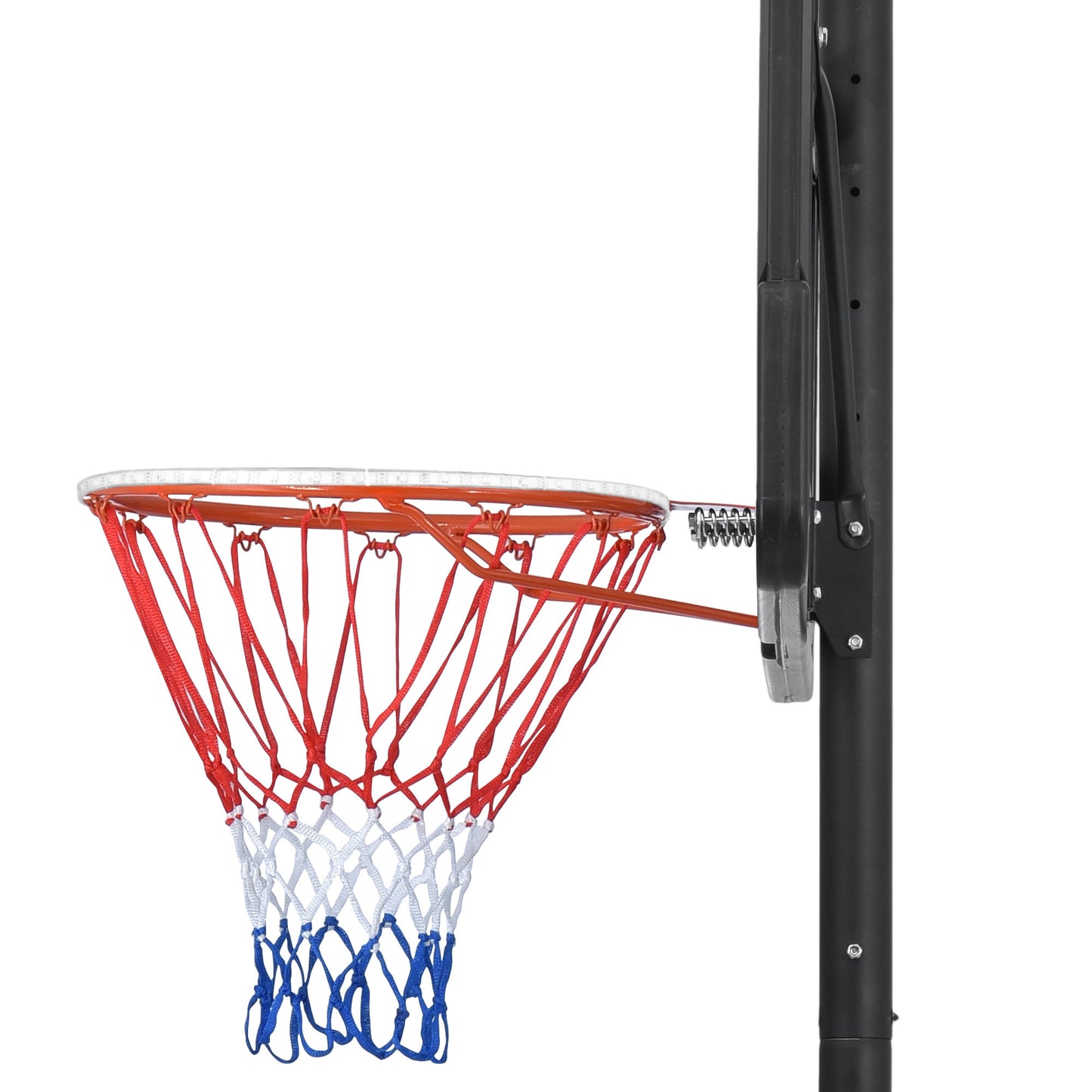 Portable Basketball Hoop Basketball System 4.76-10ft Height Adjustment for Youth Adults LED Basketball Hoop Lights, Colorful lights, Waterproof，Super Bright to Play at Night Outdoors,Good Gift for Kid