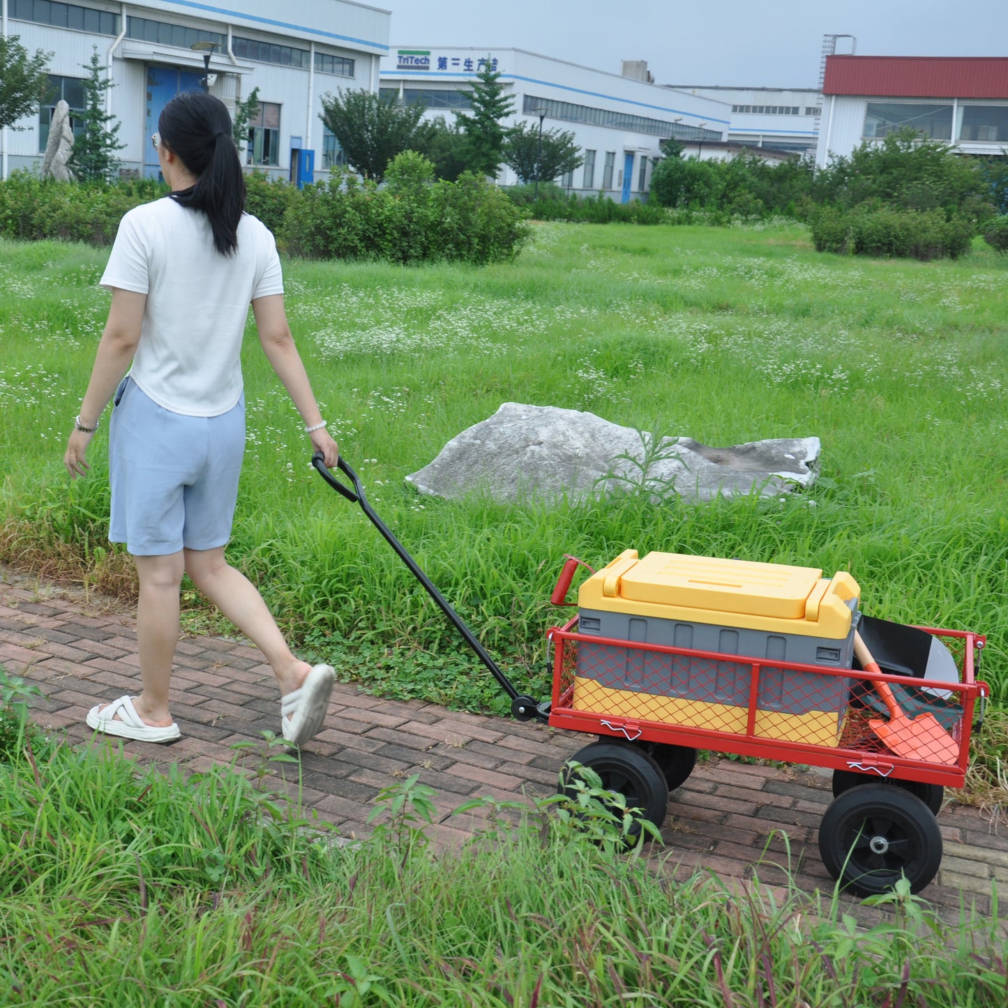 Tools cart Wagon Cart Garden cart trucks make it easier to transport firewood