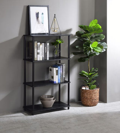 ACME Nypho Bookshelf, Black Finish 92739