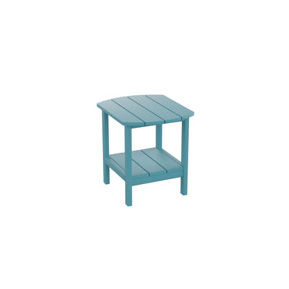 HDPE side table,adirondack table,porch table, patio table for outdoor and pool Blue