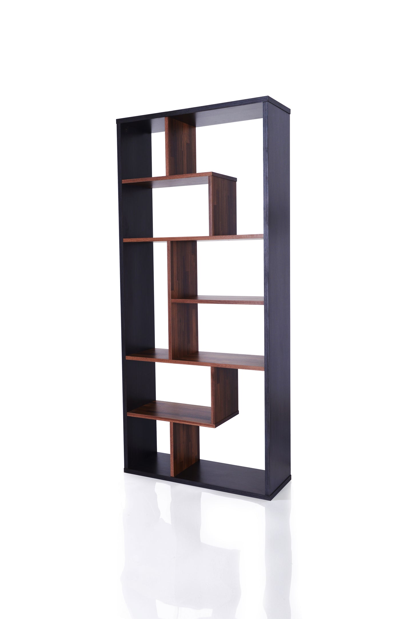 ACME Mileta II Bookshelf, Walnut  92404