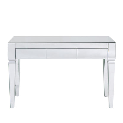 Darien Mirrored Desk - Glam - Silver