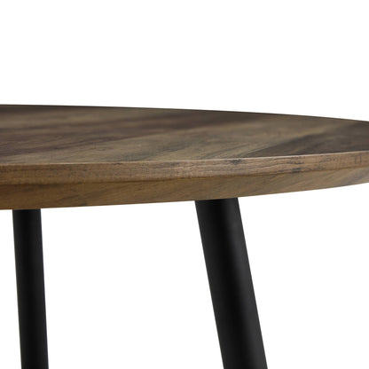 Diameter 44.8 inch MDF Modern simplicity roundI Imitation wood grain  dining table.Applicable 6-8 persons to dining room and meeting room.