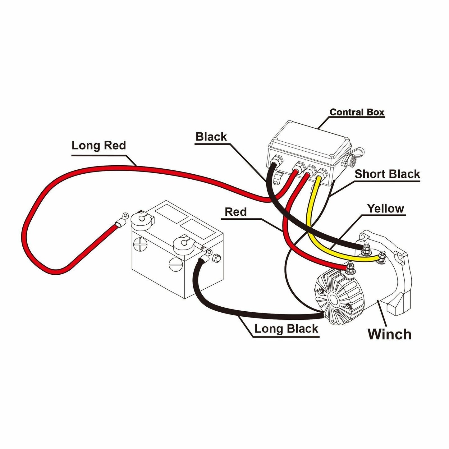 X-BULL 12000lbs Electric Winch Synthetic Rope Crystal Film