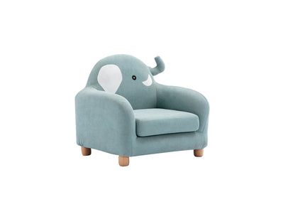 Beautiful Kids Chair 1pc Elephant Grey