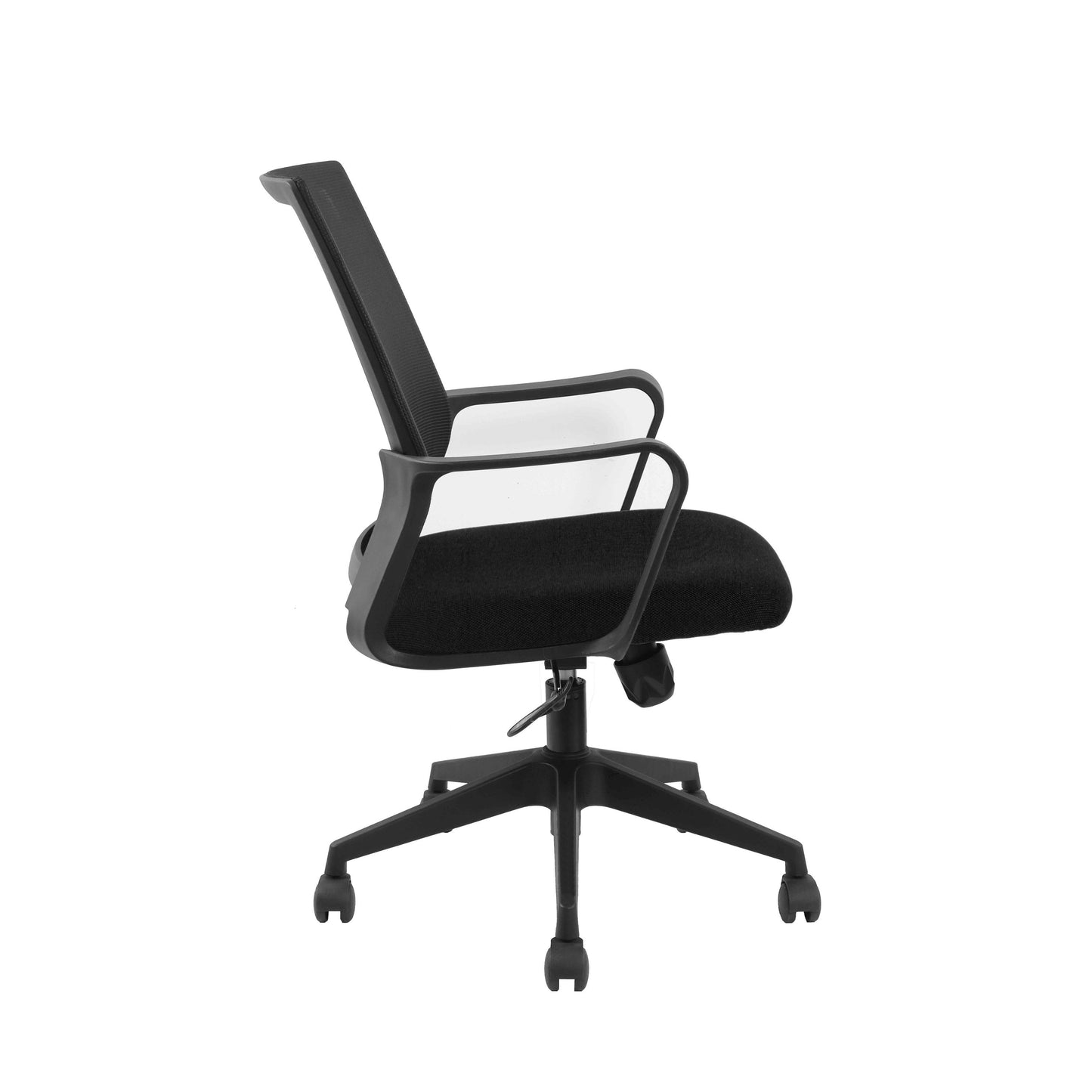 Ardamore Adjustable Height Swivel Office Chair Black Wengue