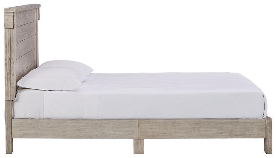 Ashley Hollentown White Washed Casual Full Panel Bed B434-72