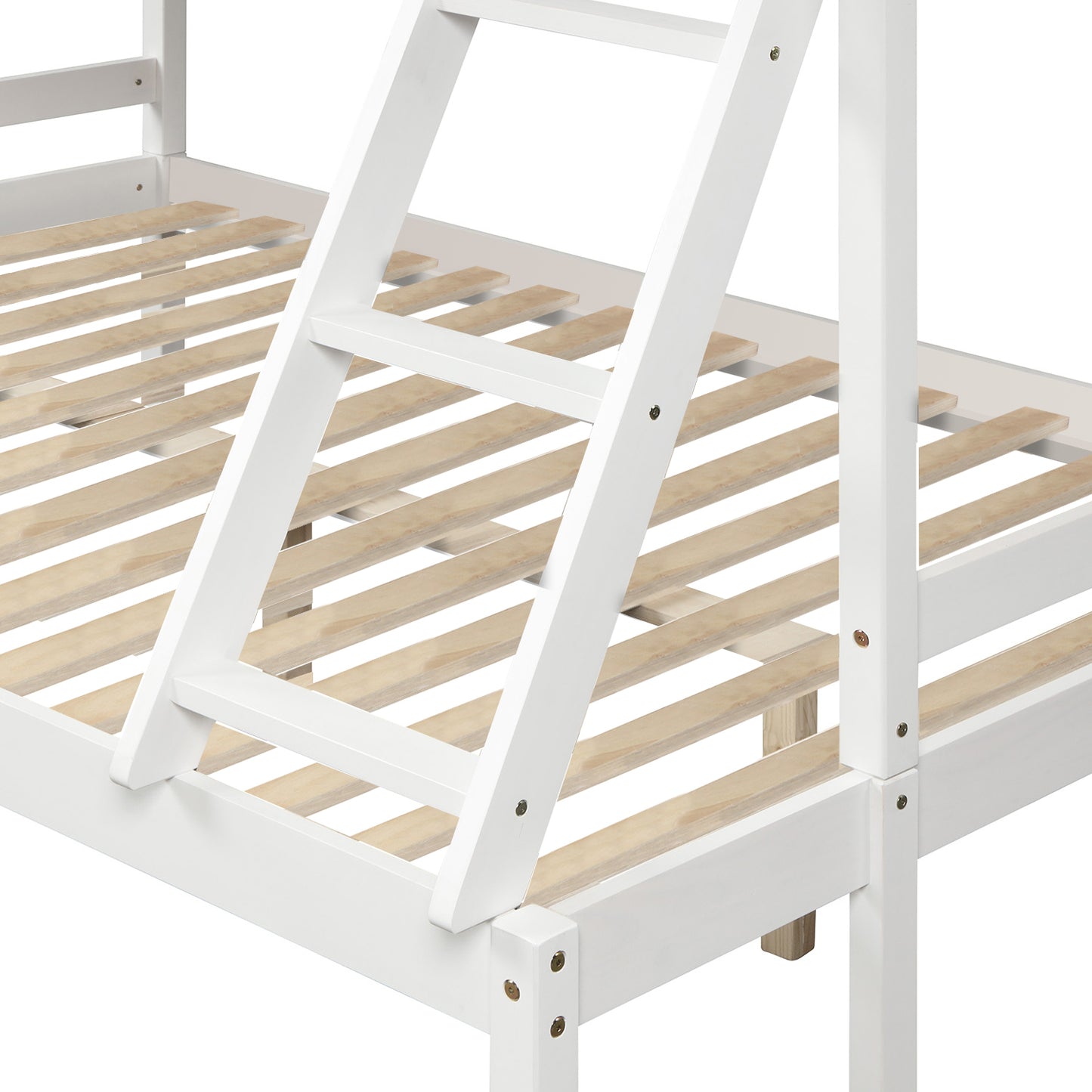 Twin over full bunk bed (White) ( old sku : WF193722AAK ）