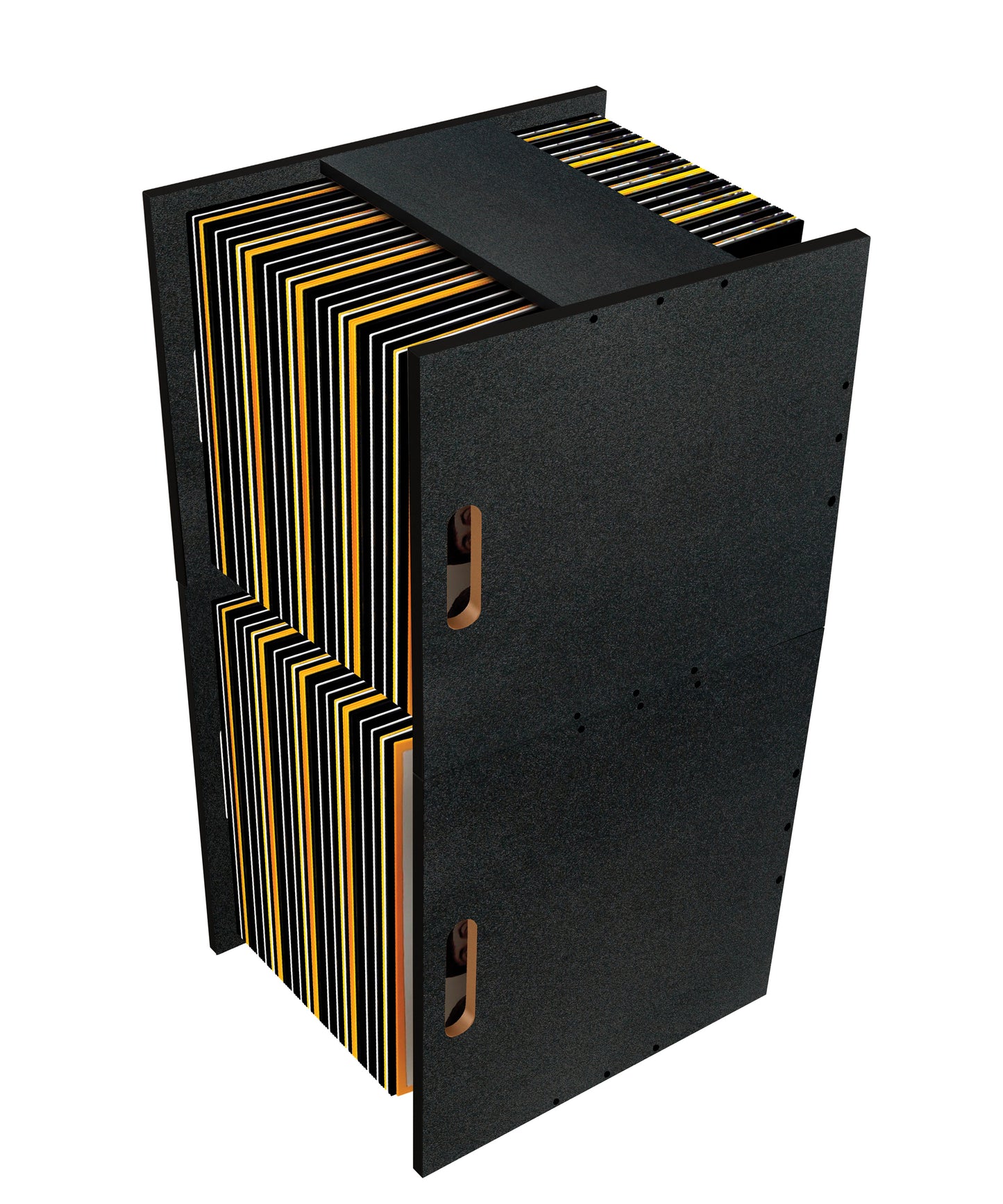 Record Crate/Black PVC