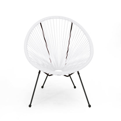 Sale Furniture Alexis Outdoor Woven Chair White+Black (Set of 2)