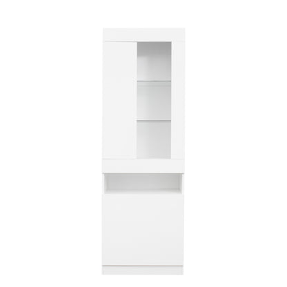 Side board  Side cabinet with LED light shelving drawer white side cabinet Side cabinets in the living room