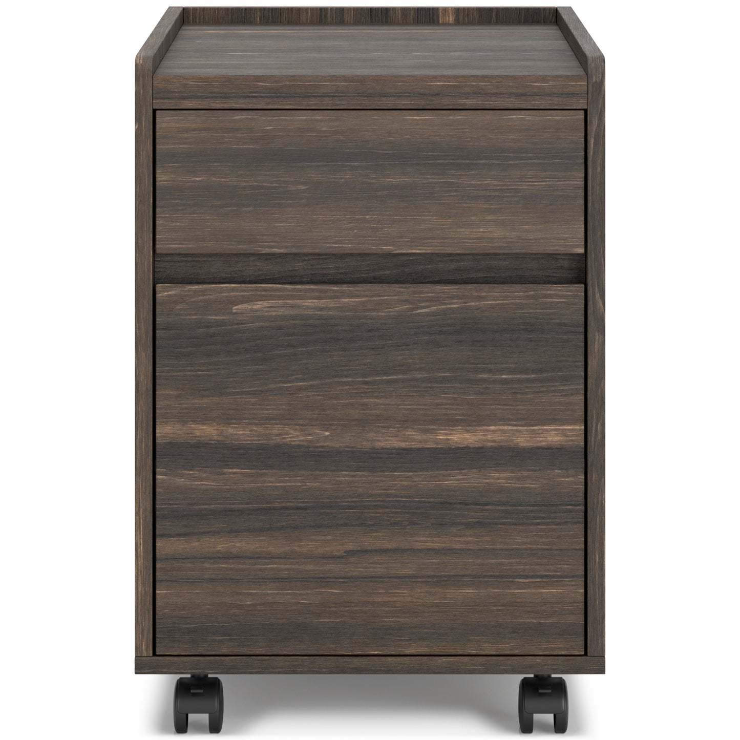 Ashley Zendex Dark Brown Contemporary File Cabinet H304-12