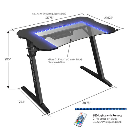 Dardashti Gaming Desk Z1-21-Midnight