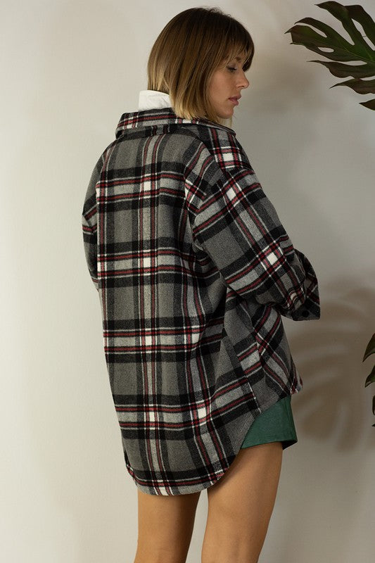 THICK PLAID JACKET