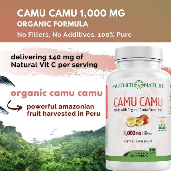 Camu Camu Capsules by Mother Nature Organics