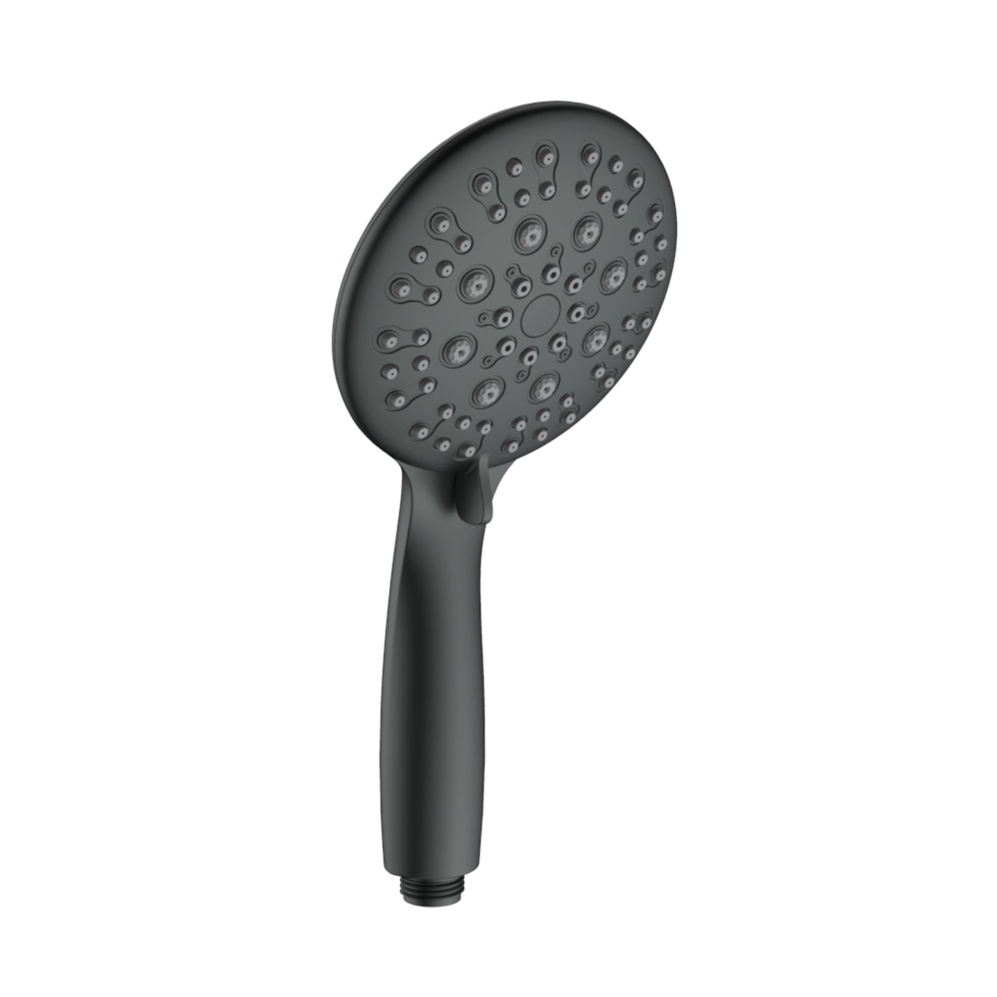 Large Amount of water Multi Function Shower Head - Shower System with 4." Rain Showerhead, 6-Function Hand Shower, Simple Style,With Storage Hook, Matte Black