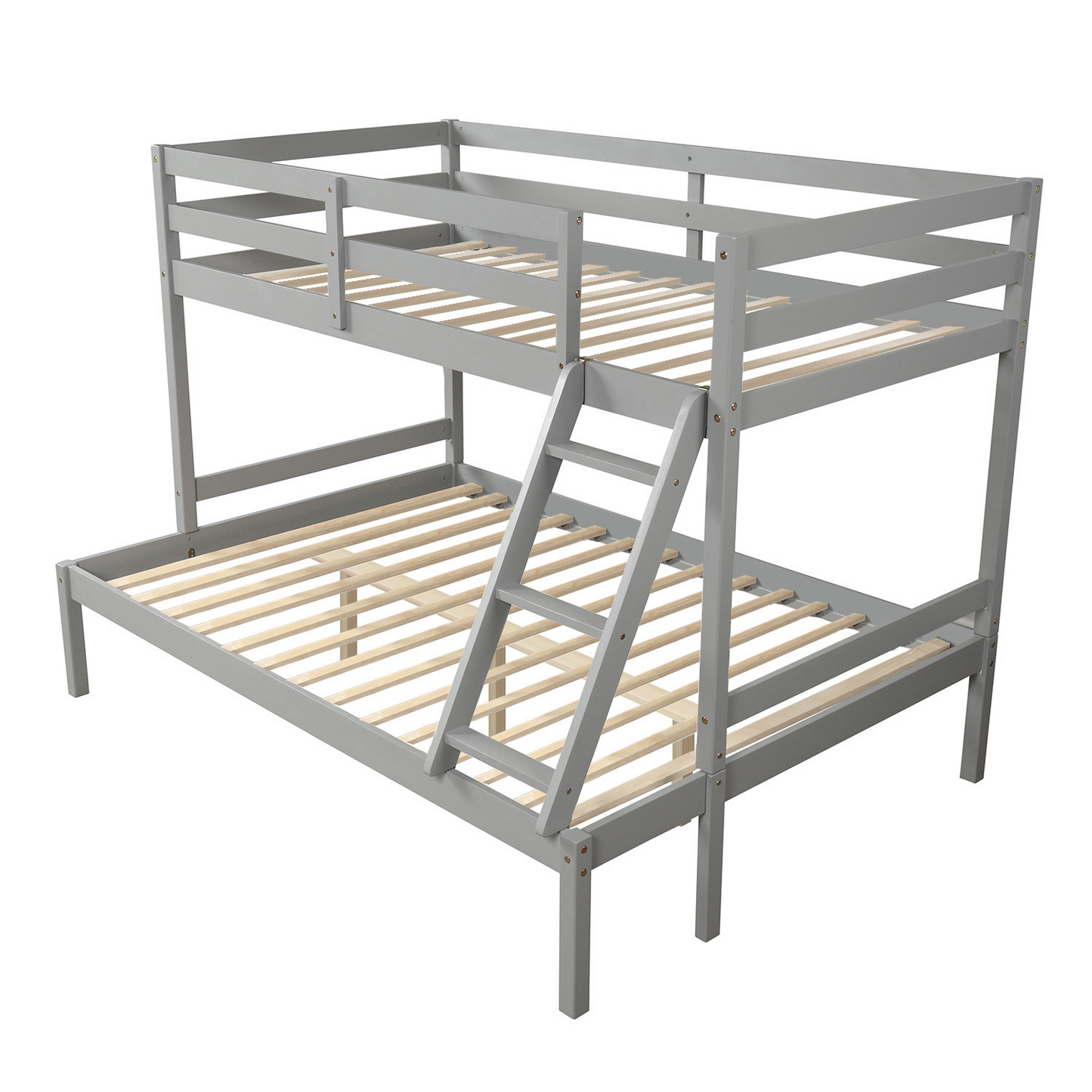 Twin over full bunk bed (Gray) ( old sku: WF193722AAE )