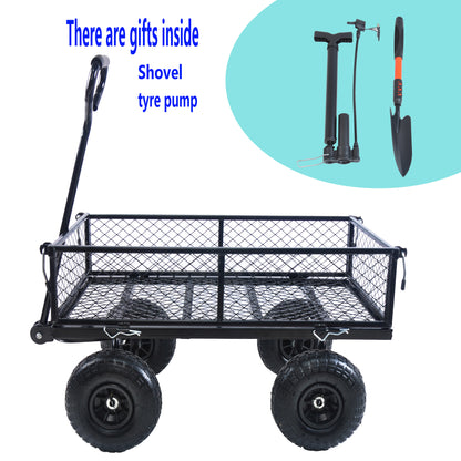 Wagon Cart Garden cart trucks make it easier to transport firewood TC1840BKG