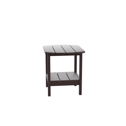 HDPE side table,adirondack table,porch table, patio table for outdoor and pool Brown