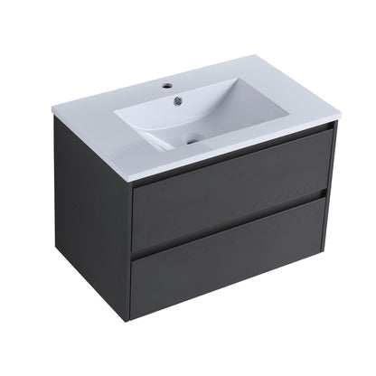 Bathroom Vanity with 2/3 Soft Close drawers, 30x18