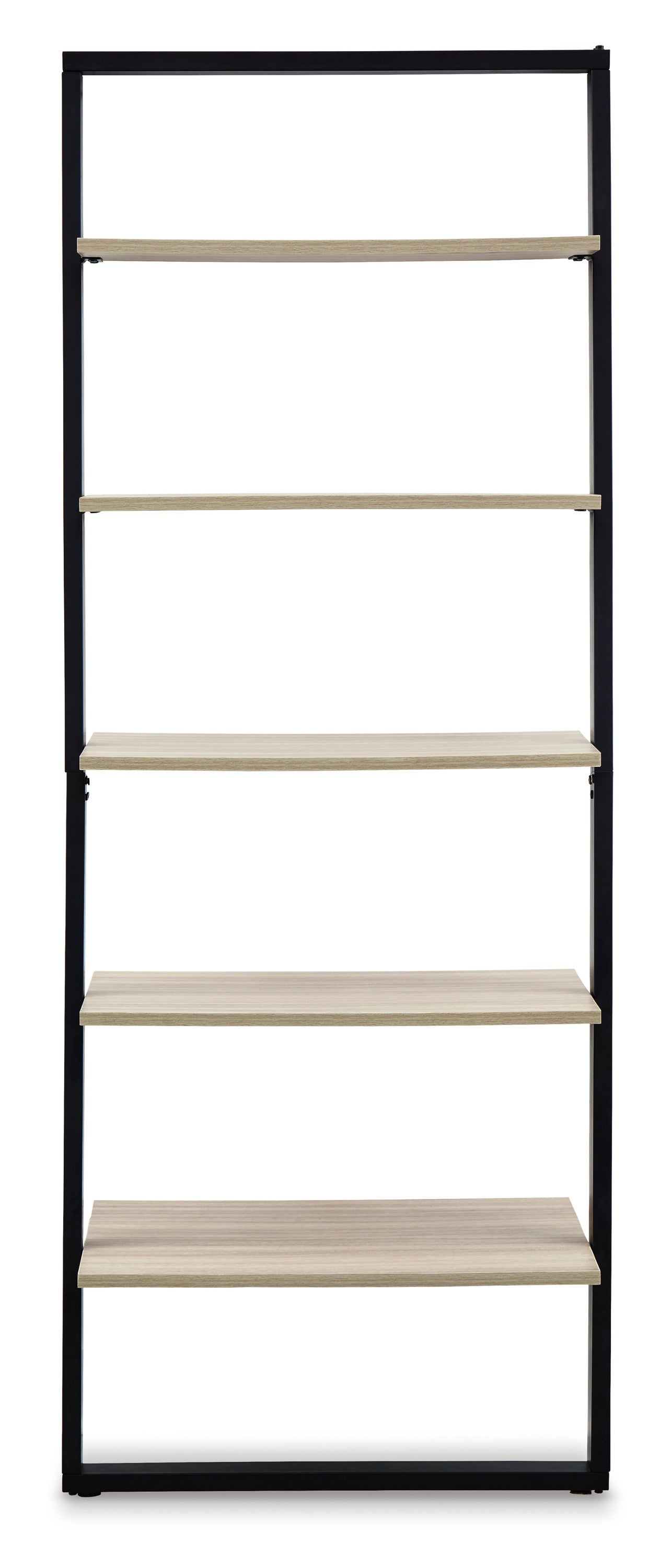 Ashley Waylowe Natural+Black Contemporary 74" Bookcase H211-17