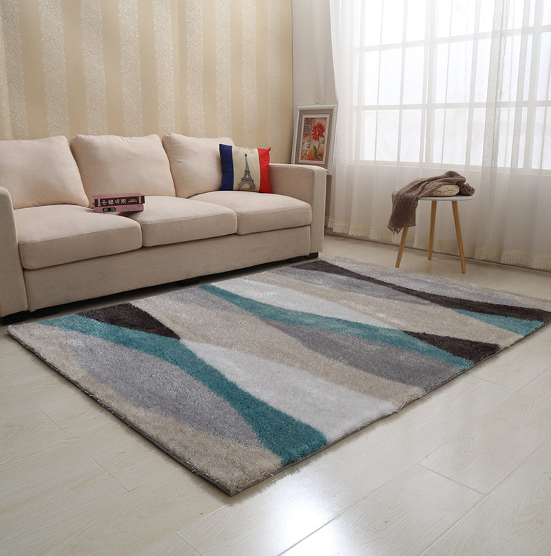 "Aria Collection" Soft Pile Hand Tufted Shag Area Rug